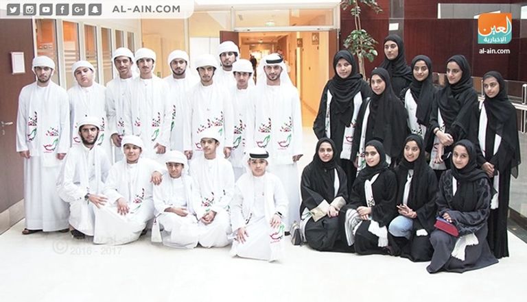 الطلاب المشاركون في الرحلة رحلة الاتحاد تزور مستشفى الشيخ خليفة في رأس الخيمة