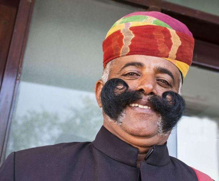 الحراس ذوو الشوارب مهنة تنتشر في ولاية راجستان