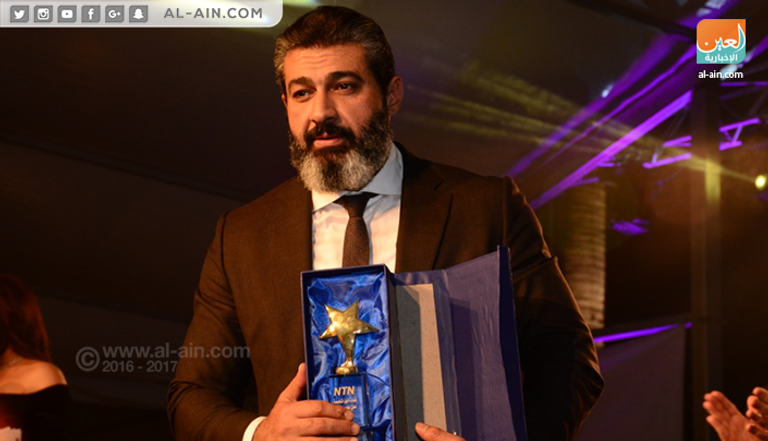 ياسر جلال بطل "ظل الرئيس " تكريم نجوم الفن المصري في حفل النيل للدراما