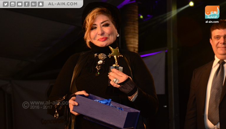 تكريم سهير رمزي في نايل دراما  تكريم نجوم الفن المصري في حفل النيل للدراما