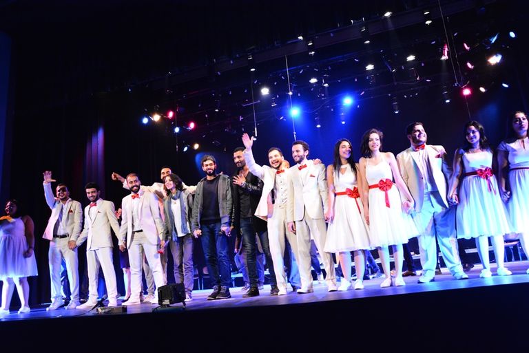 العرض شارك فيه 17 طالباً إلى جانب العازفين أبطال عرض هيبتا