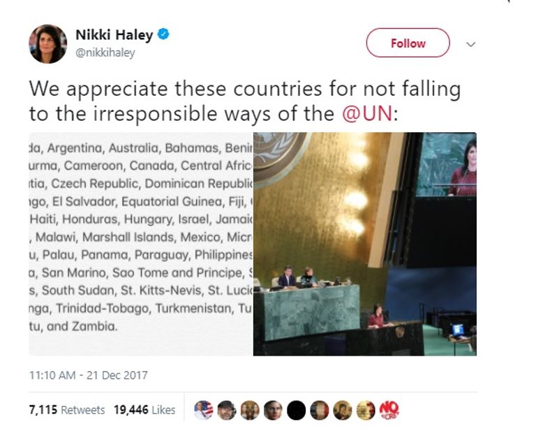 تغريدة هيلي