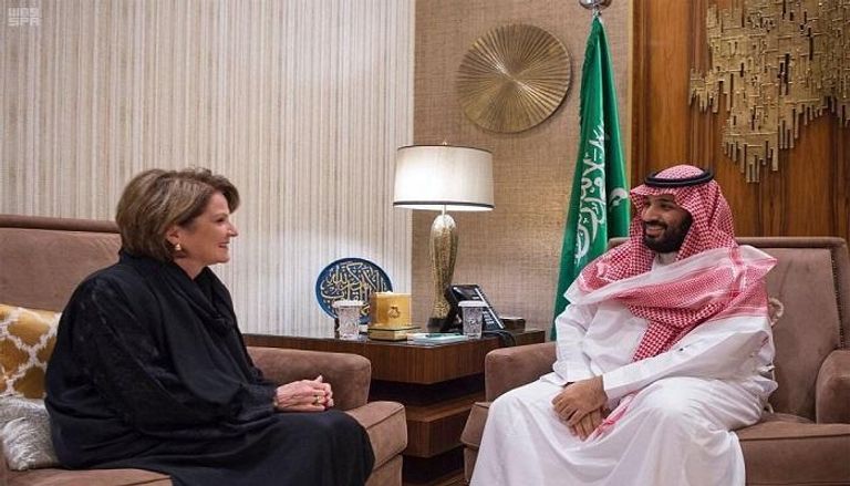 ولي العهد السعودي يلتقي رئيس مجلس إدارة شركة "لوكهيد مارتن" - أرشيفية