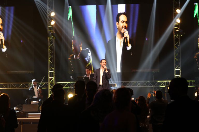 وائل جسار في الحفل 