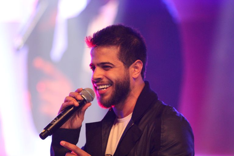 أدهم النابلسي مبتهجًا بحفل دبي 