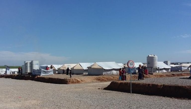 إحدى مخيمات النازحين في العراق