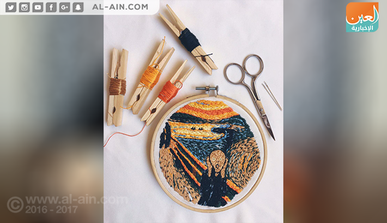 لوحة ادفارد مونش "الصرخة" يارة أيوب تستعد للوحة جديدة