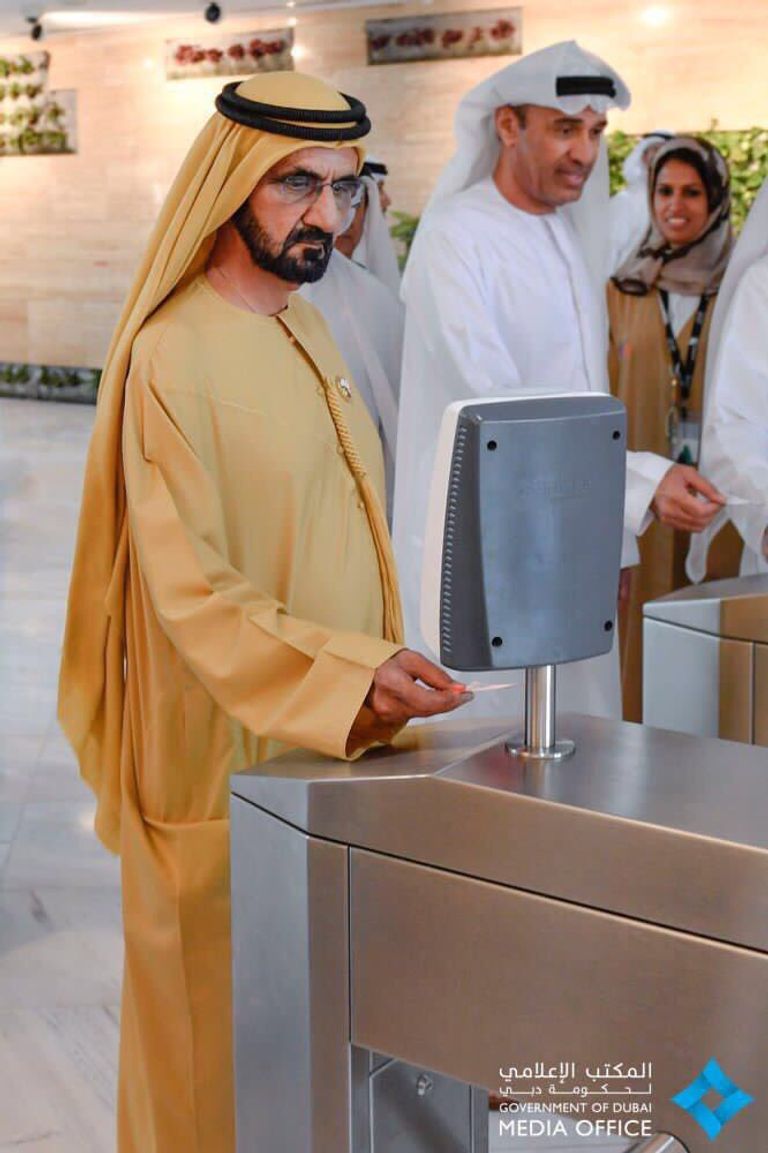 الشيخ محمد بن راشد آل مكتوم في "سفاري دبي"