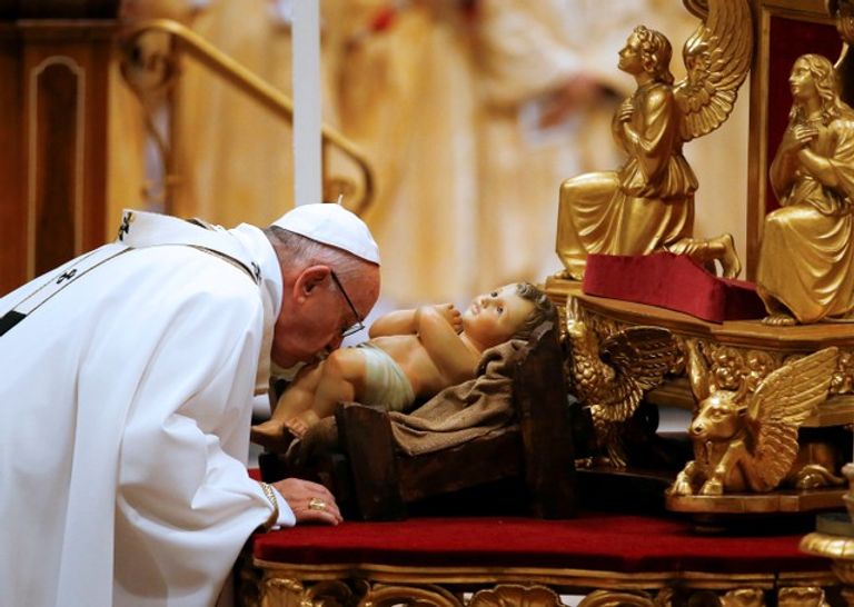 بابا الفاتيكان في قداس عيد الميلاد