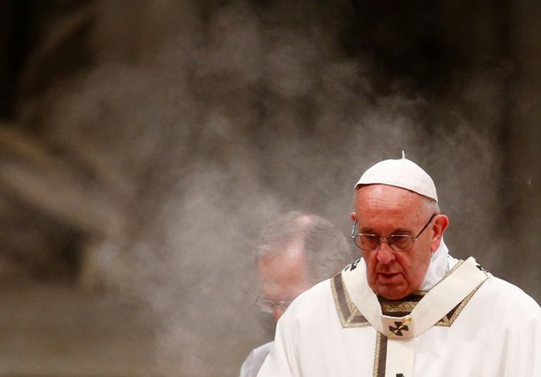 بابا الفاتيكان في قداس عيد الميلاد