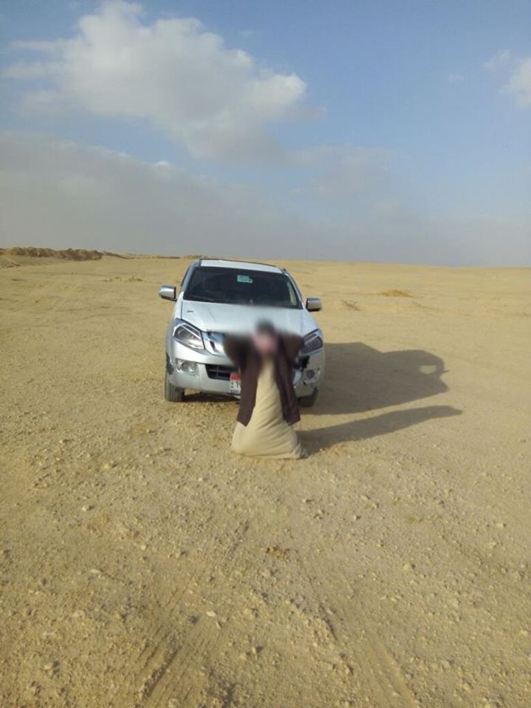 صورة نشرها المتحدث العسكري على صفحته حول العملية صورة للقتلى التكفيريين