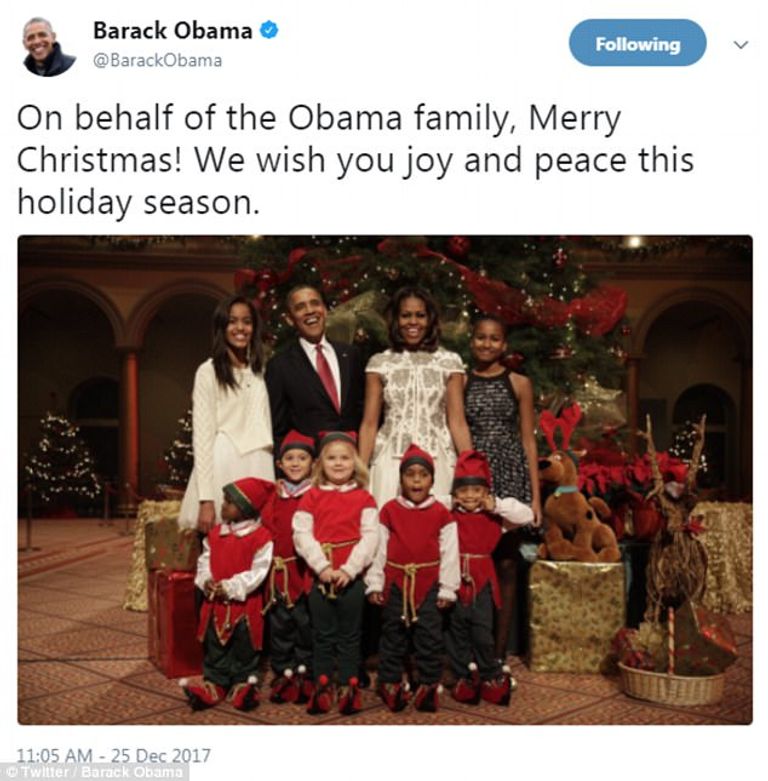 الصورة التي نشرها أوباما