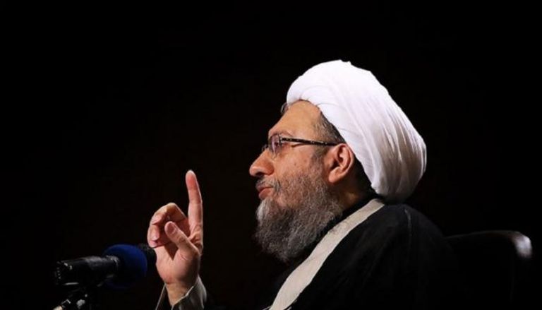 رئيس السلطة القضائية في إيران صادق لاريجاني 