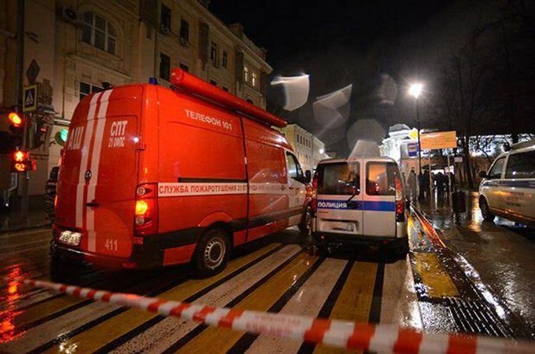 موقع انفجار سان بطرسبرج بروسيا