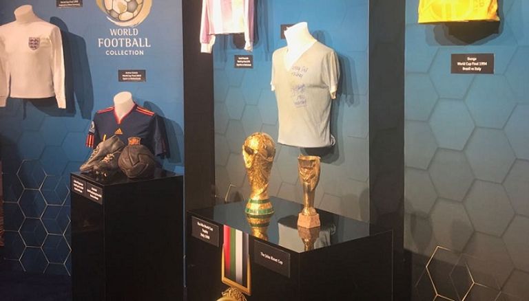 مؤتمر دبي الرياضي يشهد معرضا لأثمن المقتنيات