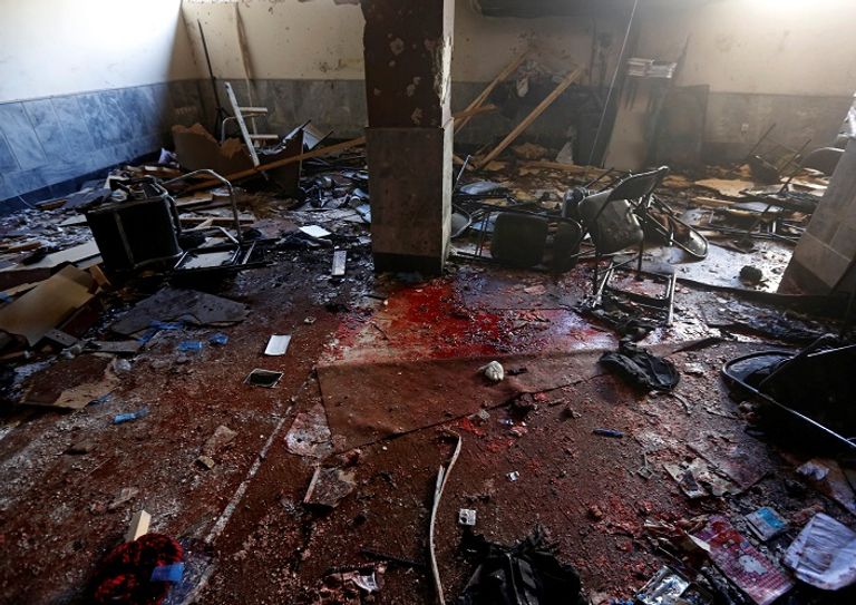 أثار الهجوم على المركز داعش تبنى الهجوم الذي اوقع 41 قتيلا