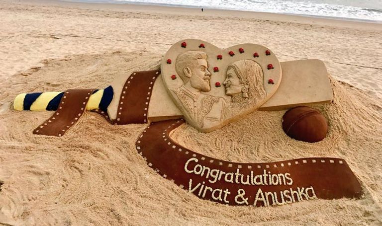 مجسم سانتا كلوز في الهند