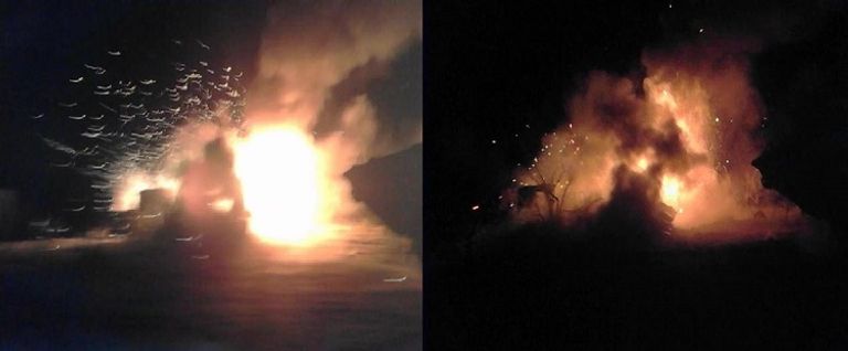 انفجار استهدف مدرعة للقوات المسلحة المصرية الجيش المصري - أرشيفية