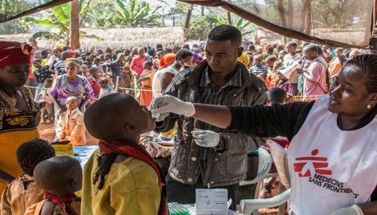 تطعيمات الكوليرا في زامبيا-أرشيفية