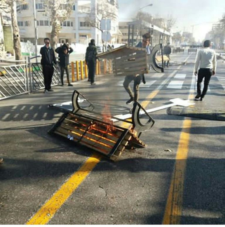 خريطة احتجاجات السبت الإيرانية ضد نظام الملالي