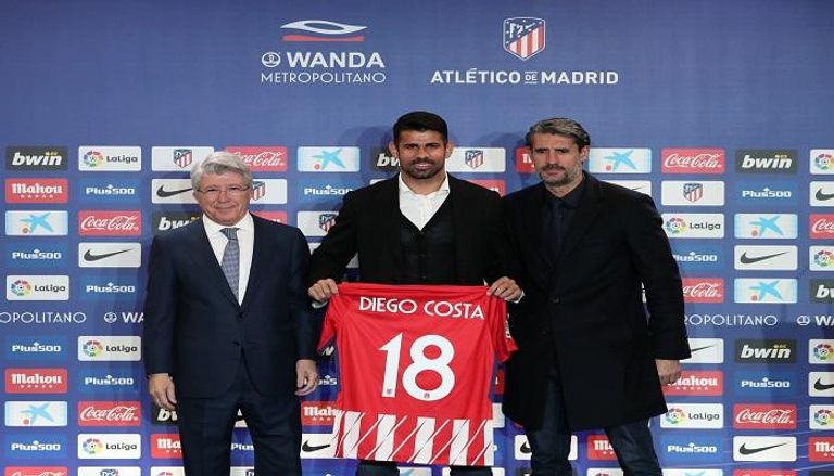 دييجو كوستا مهاجم أتلتيكو مدريد 