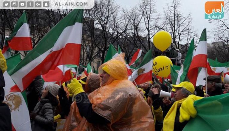 مظاهرات في باريس ضد النظام الإيراني