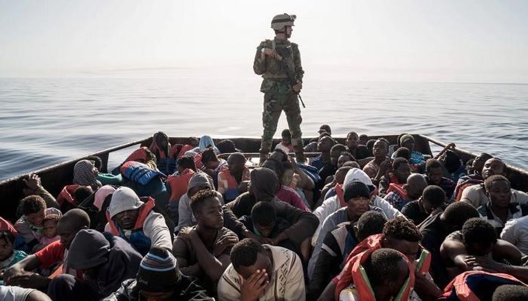 مهاجرون أفارقة في البحر المتوسط