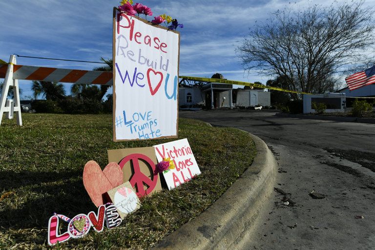 المسجد احترق في ظروف غامضة