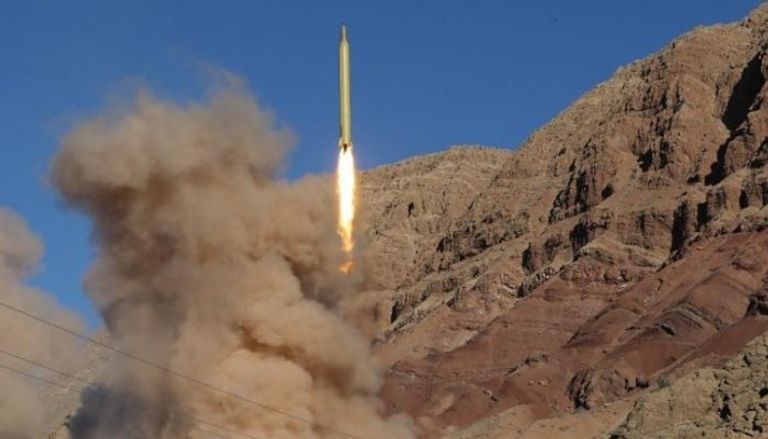 تجربة إيرانية صاروخية سابقة -أرشيفية