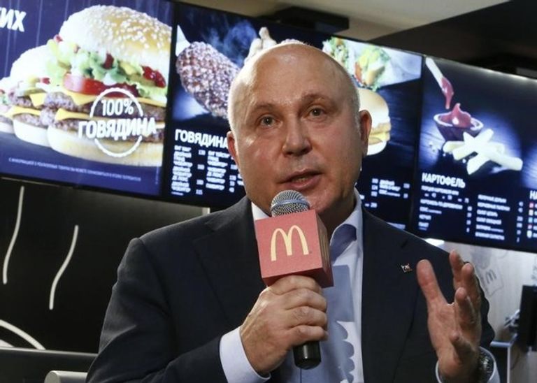 خمزت خسبولاتوف، مدير سلسلة مطاعم ماكدونالدز في روسيا مطاعم ماكدونالدز في روسيا