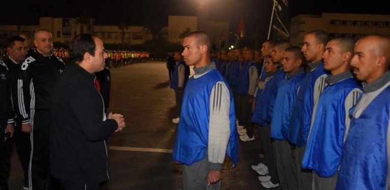 السيسي يشارك طلبة الكلية الحربية رياضة الدراجات