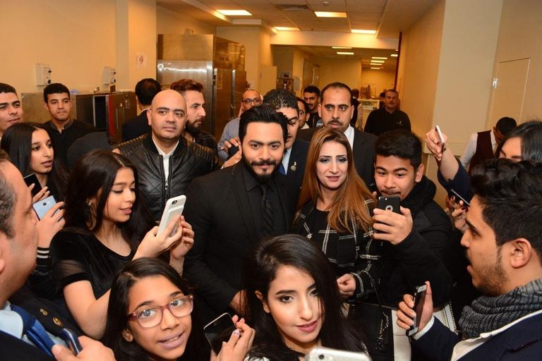 الفنان تامر حسني