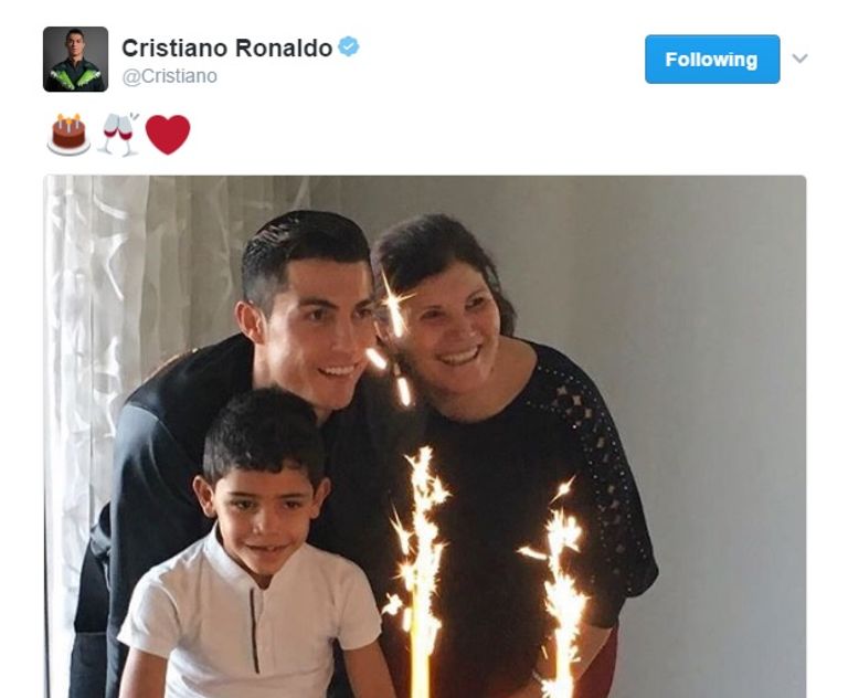 رونالدو وابنه