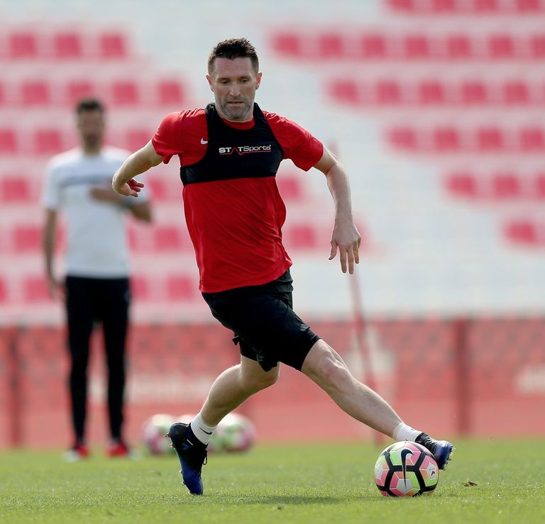 كين في تدريبات الأهلي 