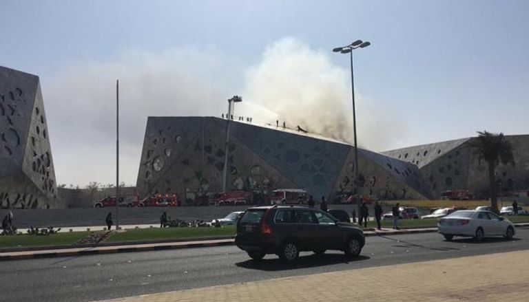 حريق في مركز ثقافي بالكويت