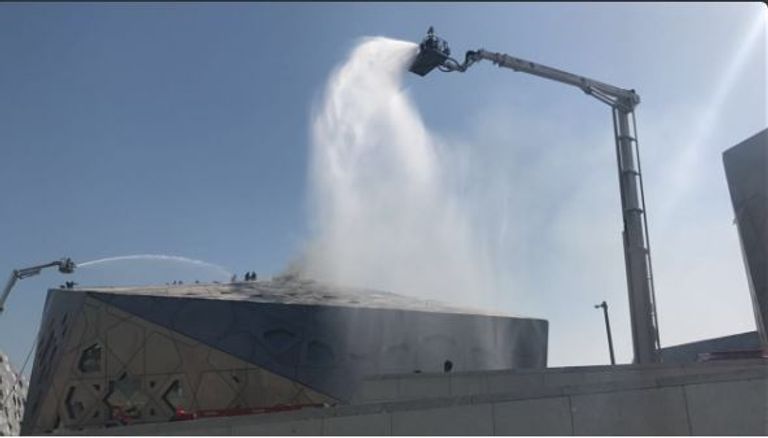 حريق في مركز ثقافي بالكويت