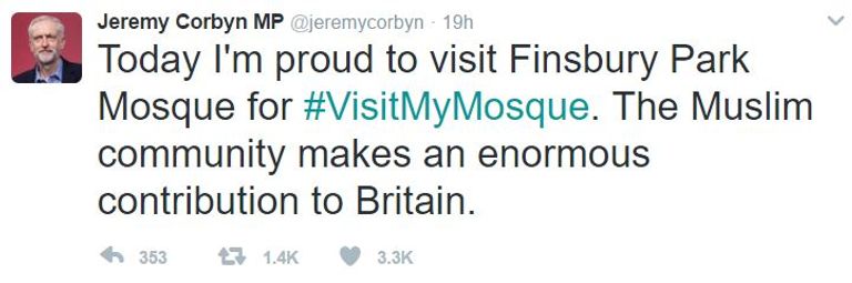 الفعالية جسر بين المسلمين والبريطانيين