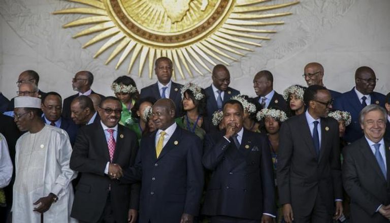 قادة أفارقة خلال قمة أديس أبابا