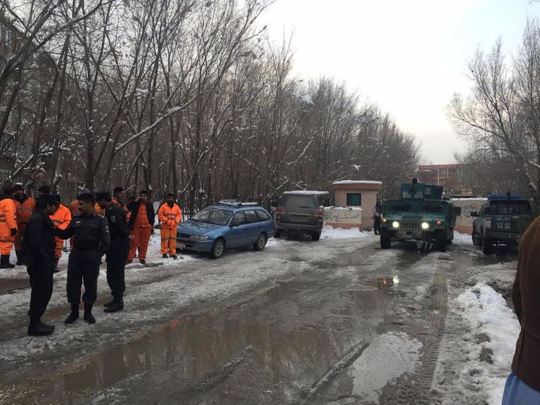 موقع الانفجار