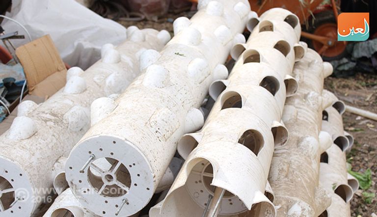 صوب لنباتات زراعية بدون تربة