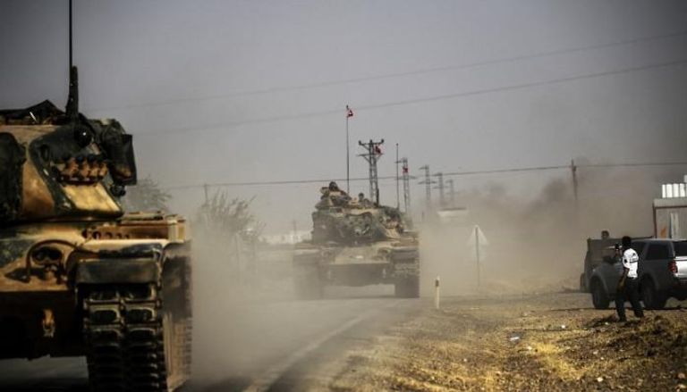 توغل القوات التركية في منطقة الحدود مع سوريا