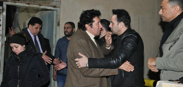 عزاء والدة الفنان إدوارد