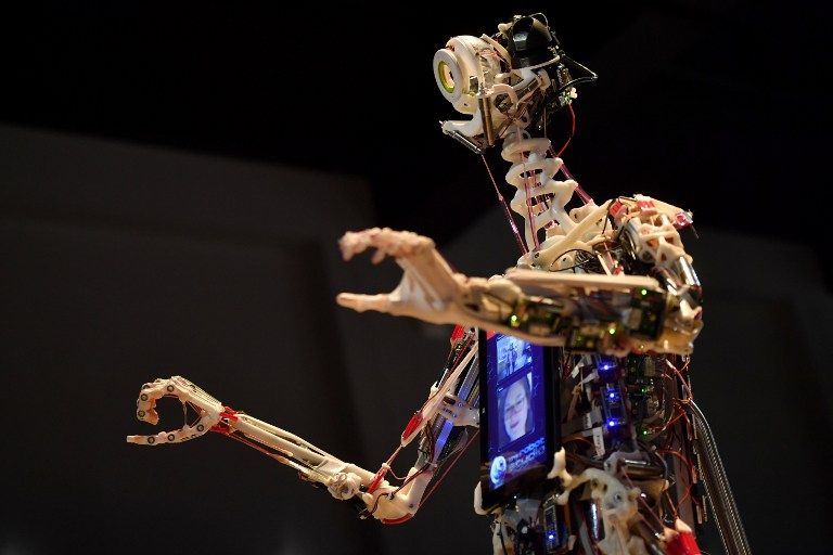 روبوت "تي-800" المستخدم في فيلم "ترمنيتور سالفيشين"- أ ف ب