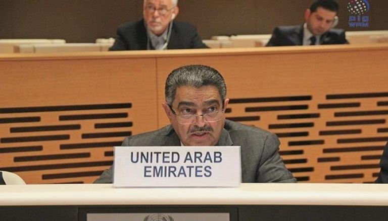 عبيد سالم الزعابي المندوب الدائم لدولة الإمارات لدى الأمم المتحدة في جنيف