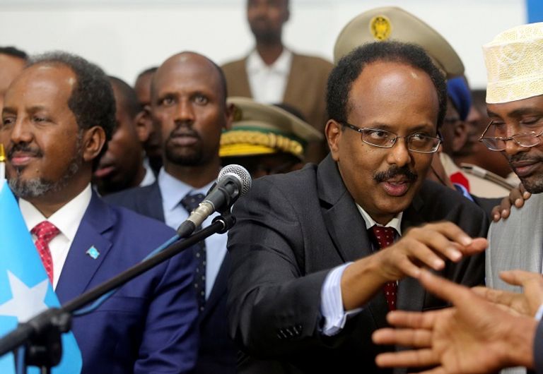 الرئيس الصومالي الجديد محمد عبد الله محمد فرماجو