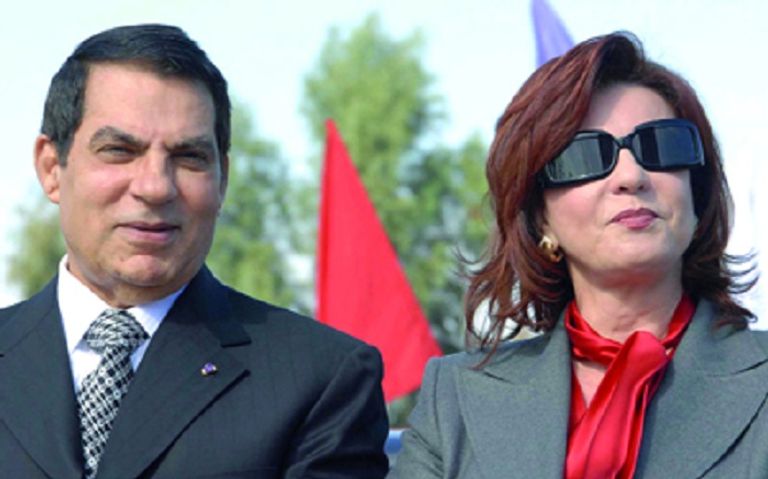 بن علي وزوجته- أرشيفية