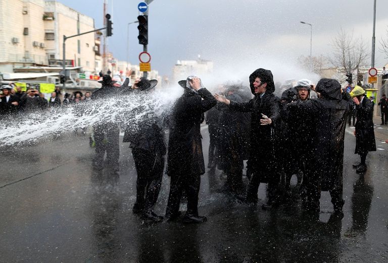 جانب من المظاهرات