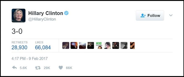 المرشحة الديمقراطية السابقة للرئاسة الأمريكية هيلاري كلينتون