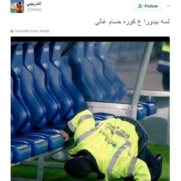 حسام غالي يطيح بالكرة