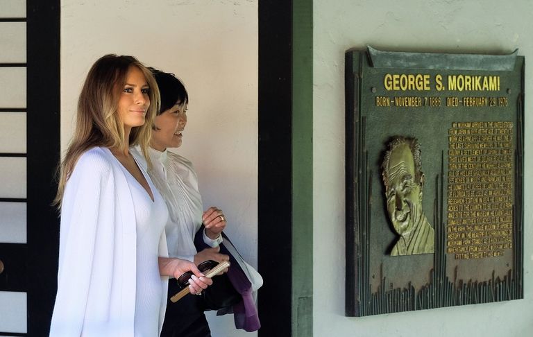 ميلانيا ترامب وأكي آبي